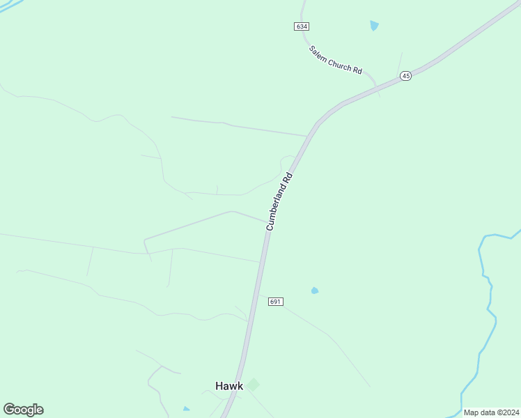 map of restaurants, bars, coffee shops, grocery stores, and more near 2799 Cumberland Road in Farmville