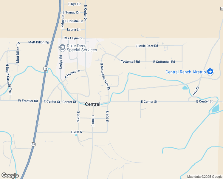 map of restaurants, bars, coffee shops, grocery stores, and more near 414 East Pine View Drive in Central