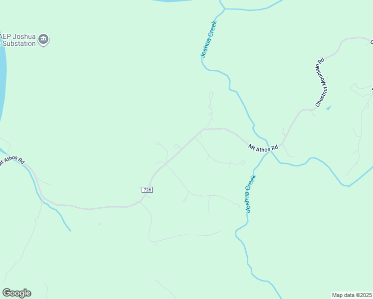 map of restaurants, bars, coffee shops, grocery stores, and more near 3727 Mount Athos Road in Lynchburg