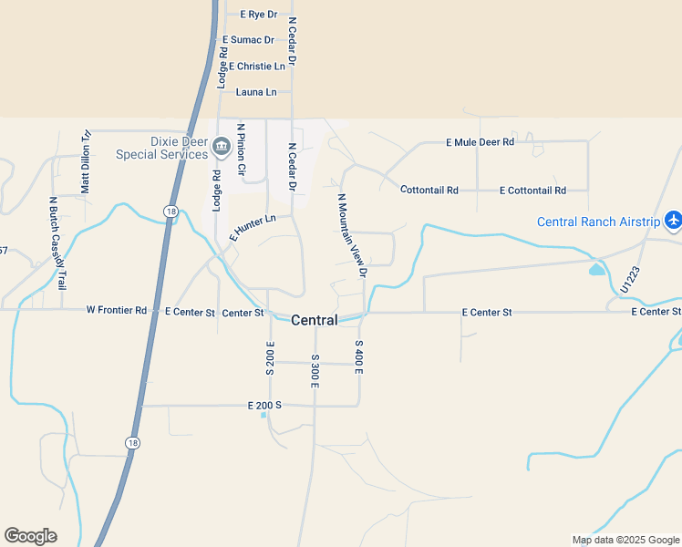 map of restaurants, bars, coffee shops, grocery stores, and more near 340 Hillcrest Circle in Central