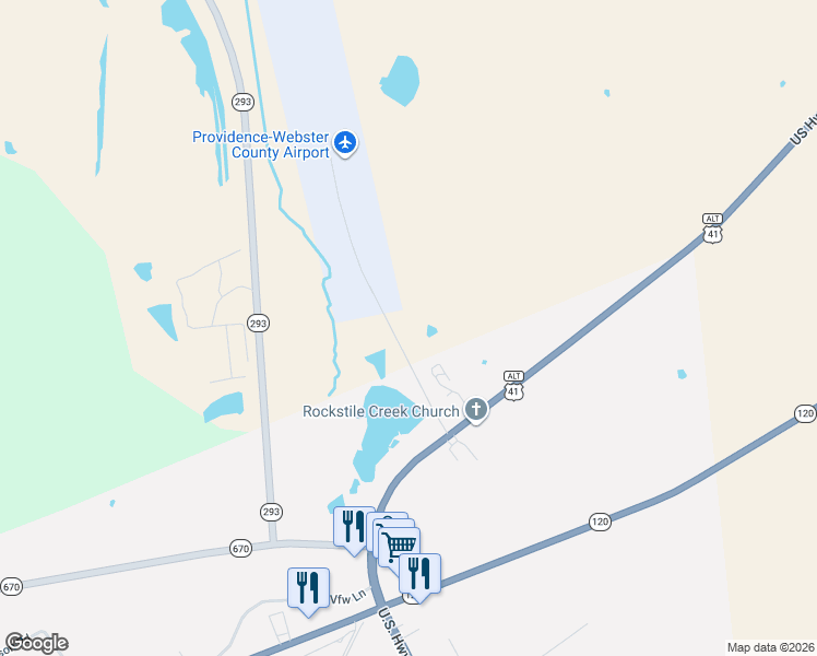 map of restaurants, bars, coffee shops, grocery stores, and more near 301 Ken Williams Road in Providence