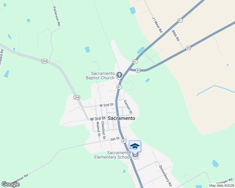 map of restaurants, bars, coffee shops, grocery stores, and more near in Sacramento