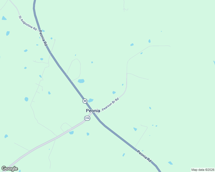 map of restaurants, bars, coffee shops, grocery stores, and more near in Peonia