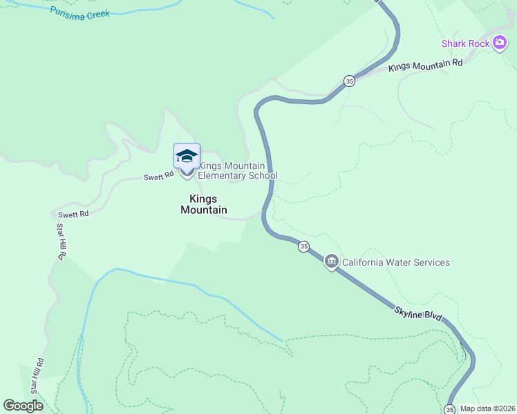 map of restaurants, bars, coffee shops, grocery stores, and more near 14826 Skyline Boulevard in Woodside