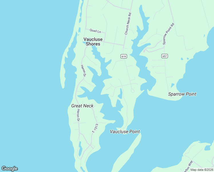 map of restaurants, bars, coffee shops, grocery stores, and more near 11480 Pintail Court in Machipongo