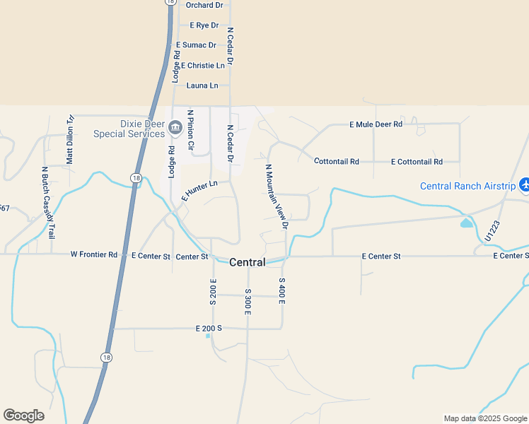 map of restaurants, bars, coffee shops, grocery stores, and more near 343 Hillcrest Circle in Central