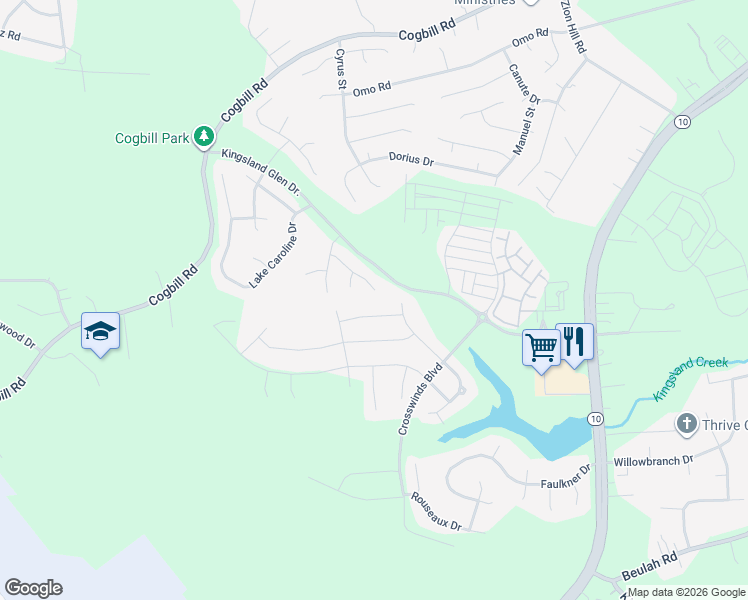 map of restaurants, bars, coffee shops, grocery stores, and more near 6412 Hawkswood Way in Chesterfield County