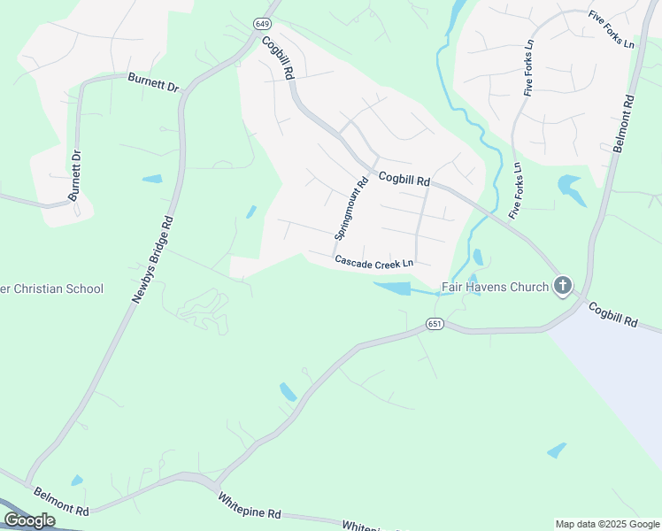 map of restaurants, bars, coffee shops, grocery stores, and more near 9419 Cascade Creek Lane in Chesterfield