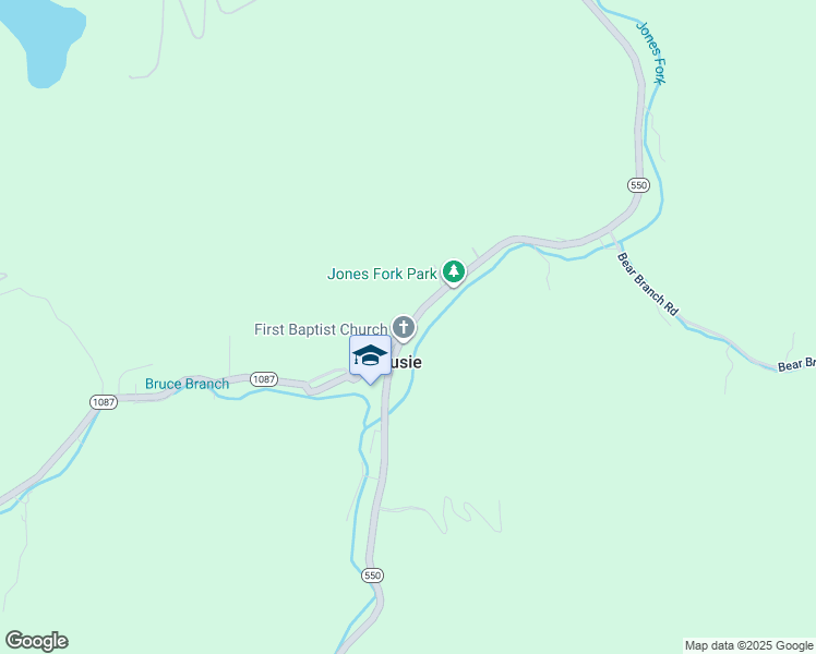 map of restaurants, bars, coffee shops, grocery stores, and more near 9795 Kentucky 550 in Leburn