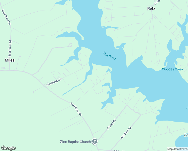 map of restaurants, bars, coffee shops, grocery stores, and more near Jordan Lane in Cardinal