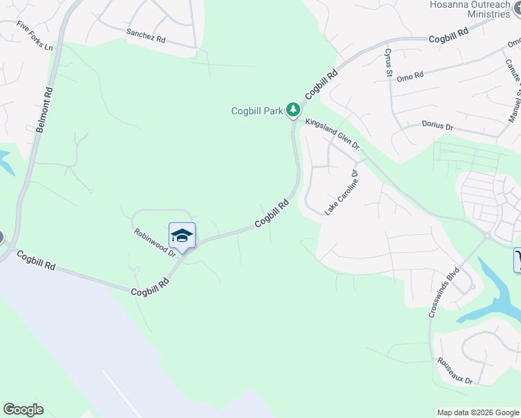 map of restaurants, bars, coffee shops, grocery stores, and more near 6900 Cogbill Road in Chesterfield