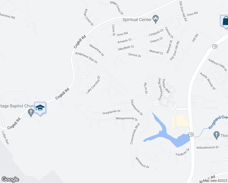 map of restaurants, bars, coffee shops, grocery stores, and more near 6706 Sailors Creek Court in Chesterfield