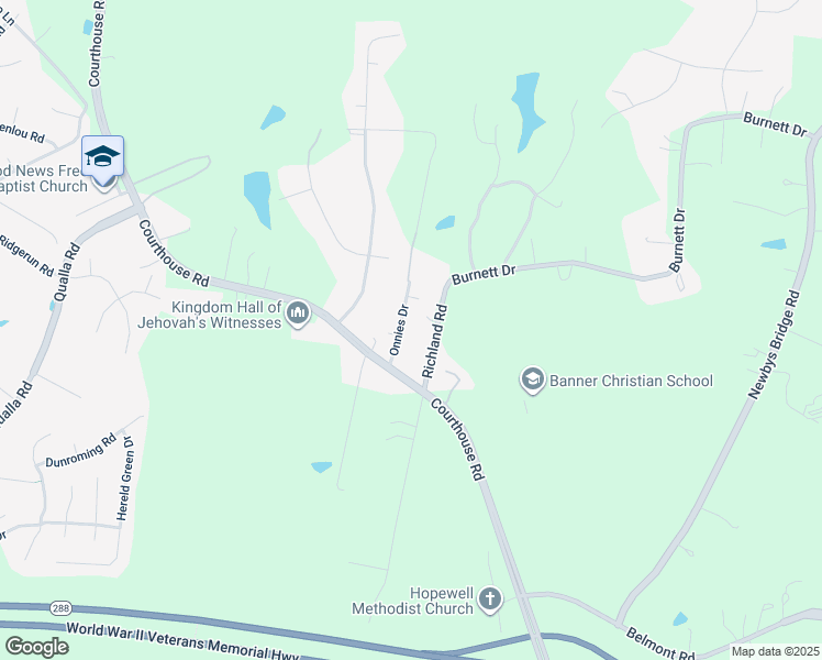 map of restaurants, bars, coffee shops, grocery stores, and more near 5561 Onnies Drive in Chesterfield