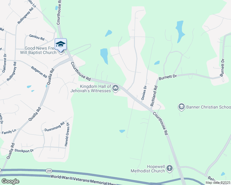 map of restaurants, bars, coffee shops, grocery stores, and more near 5550 Courthouse Road in Chesterfield