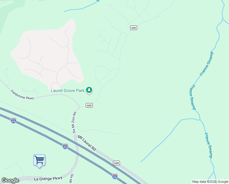 map of restaurants, bars, coffee shops, grocery stores, and more near 3456 Foxglove Drive in Toano