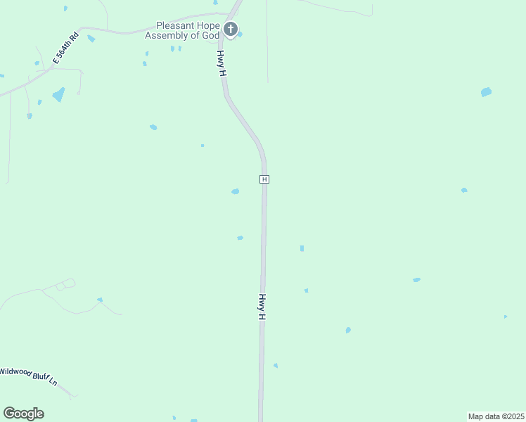 map of restaurants, bars, coffee shops, grocery stores, and more near 5688-5698 Missouri H in Pleasant Hope