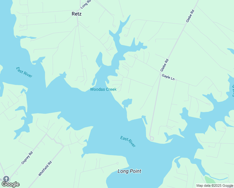 map of restaurants, bars, coffee shops, grocery stores, and more near 2684 Glebe Road in Mathews