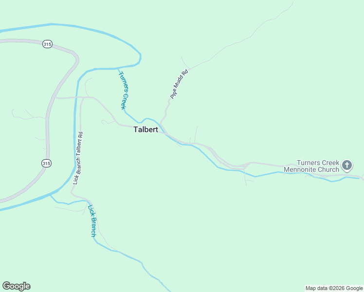 map of restaurants, bars, coffee shops, grocery stores, and more near 11 Martin Turner Road in Talbert