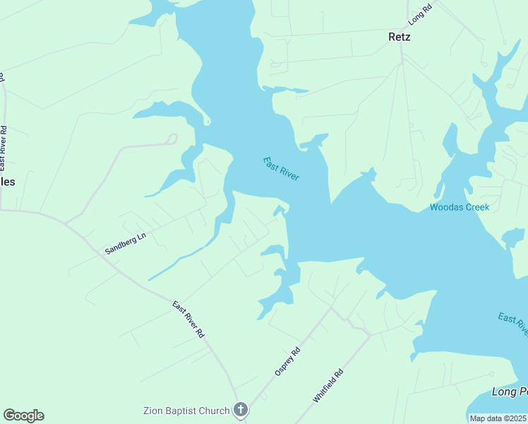 map of restaurants, bars, coffee shops, grocery stores, and more near 72 Jordan Lane in Cardinal