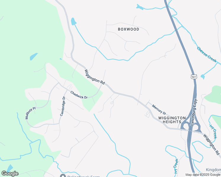 map of restaurants, bars, coffee shops, grocery stores, and more near 1128 Wiggington Road in Lynchburg