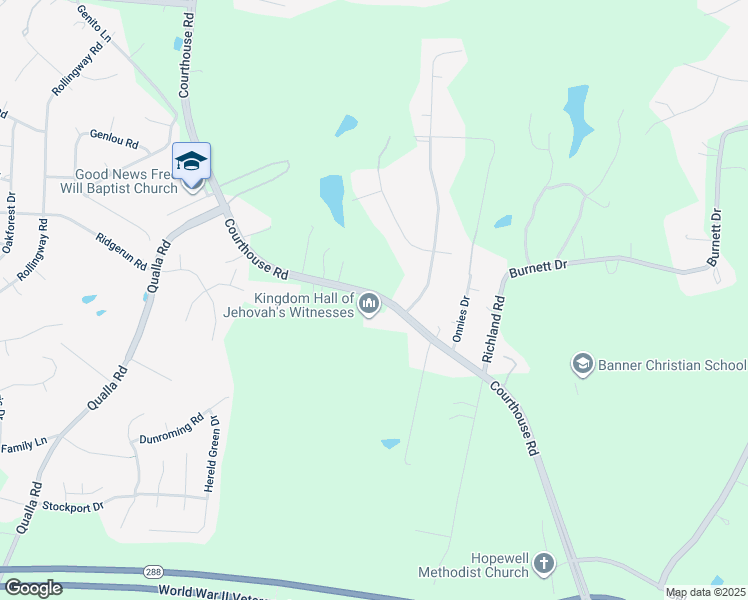 map of restaurants, bars, coffee shops, grocery stores, and more near 5550 Courthouse Road in Chesterfield