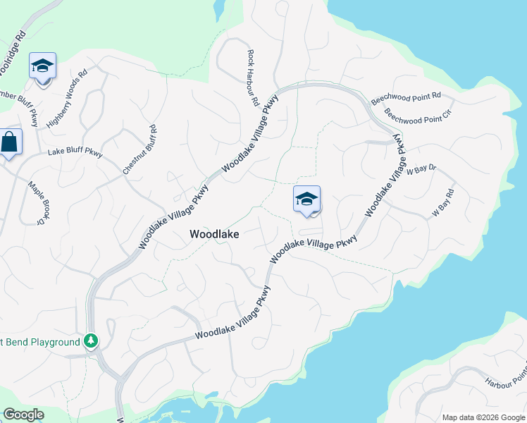 map of restaurants, bars, coffee shops, grocery stores, and more near 5605 Woods Walk Road in Midlothian