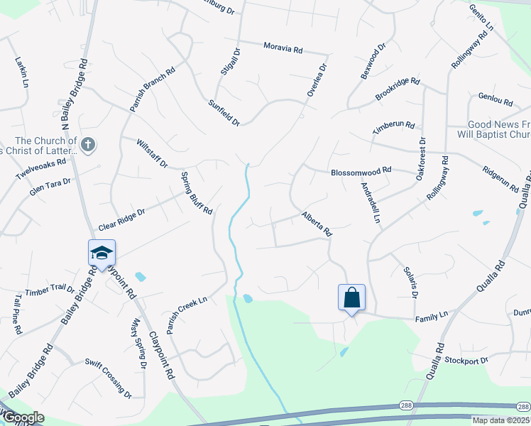 map of restaurants, bars, coffee shops, grocery stores, and more near 5018 Alberta Mews in Chesterfield