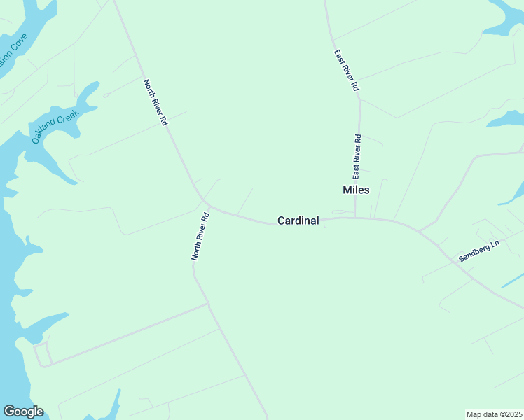 map of restaurants, bars, coffee shops, grocery stores, and more near 141 Cardinal Road in Cardinal