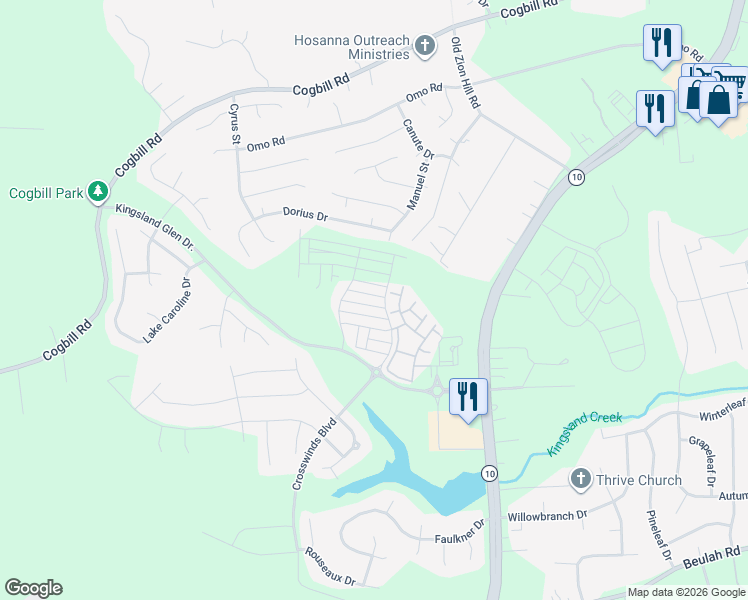 map of restaurants, bars, coffee shops, grocery stores, and more near 6104 Bowline Lane in Chesterfield County