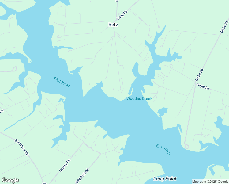 map of restaurants, bars, coffee shops, grocery stores, and more near 494 Thurston Road in Mathews