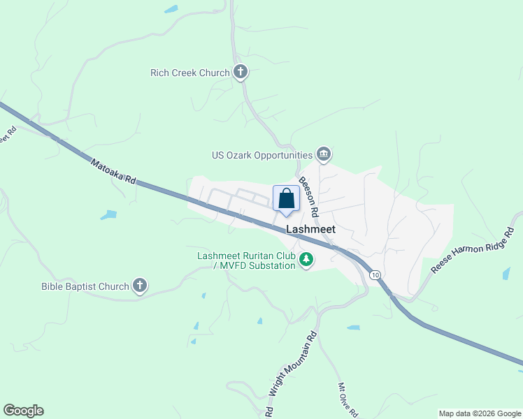map of restaurants, bars, coffee shops, grocery stores, and more near 171 Presbyterian Avenue in Rock