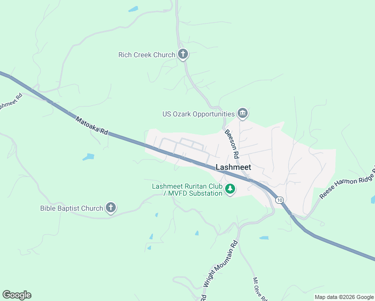 map of restaurants, bars, coffee shops, grocery stores, and more near 171 Presbyterian Avenue in Rock