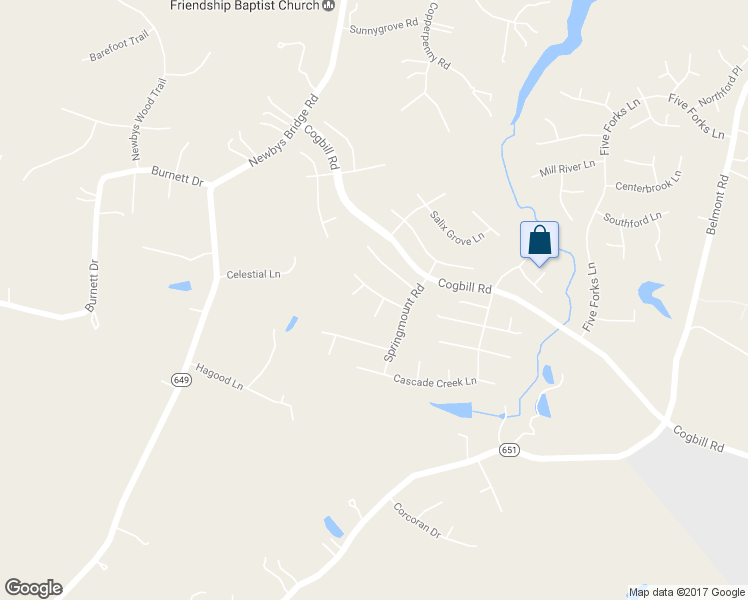 map of restaurants, bars, coffee shops, grocery stores, and more near 5900 Knightwood Place in Chesterfield