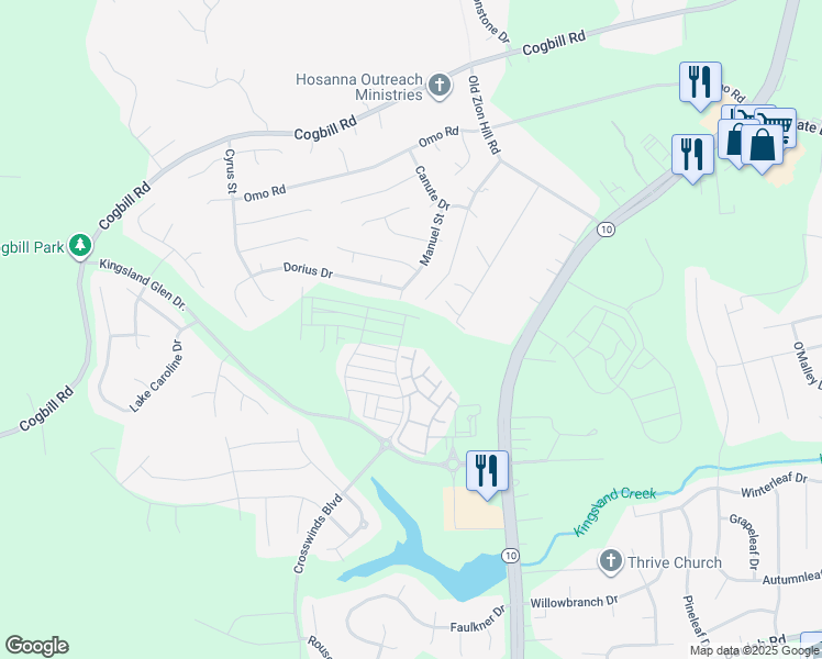 map of restaurants, bars, coffee shops, grocery stores, and more near 6300 Cakebread Court in Chesterfield County