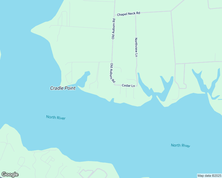 map of restaurants, bars, coffee shops, grocery stores, and more near 11 Old Auburn Road in North