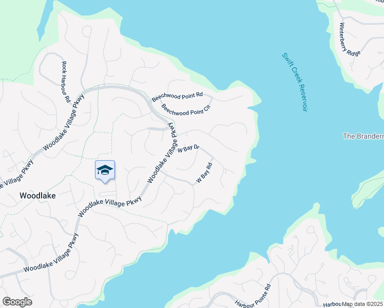 map of restaurants, bars, coffee shops, grocery stores, and more near 5502 West Bay Court in Midlothian