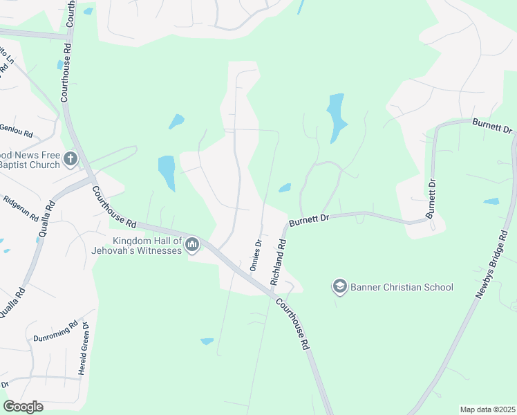 map of restaurants, bars, coffee shops, grocery stores, and more near 5500 Onnies Drive in Chesterfield