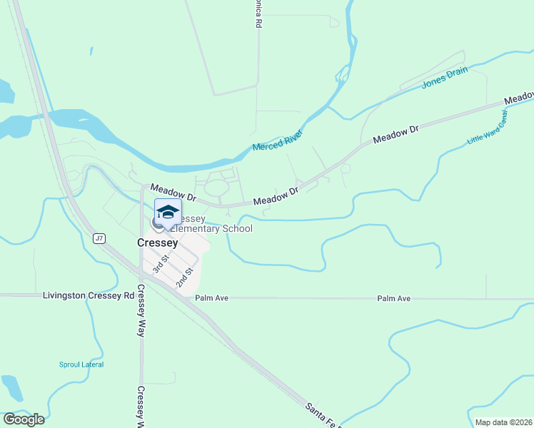 map of restaurants, bars, coffee shops, grocery stores, and more near 9601 Meadow Drive in Winton