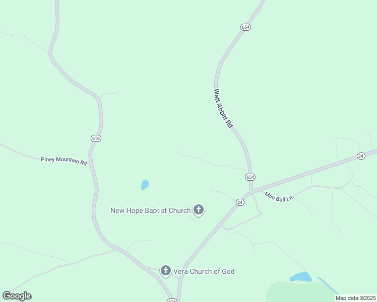 map of restaurants, bars, coffee shops, grocery stores, and more near 398 Davids Creek Lane in Appomattox