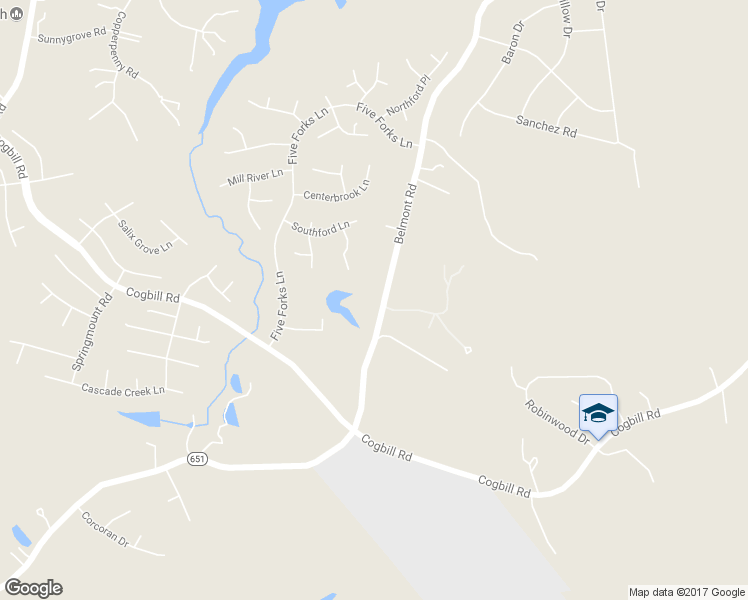map of restaurants, bars, coffee shops, grocery stores, and more near 8100 Belmont Road in Chesterfield