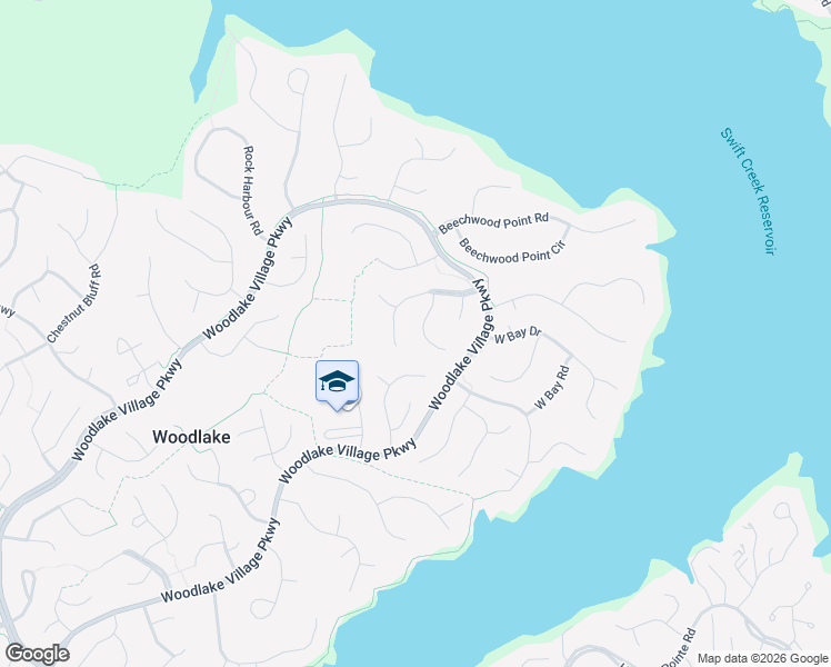 map of restaurants, bars, coffee shops, grocery stores, and more near 5505 Fiddlers Ridge Lane in Midlothian