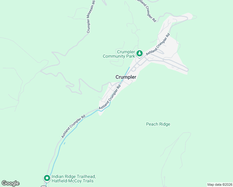 map of restaurants, bars, coffee shops, grocery stores, and more near Ashland-Crumpler Road in Rock