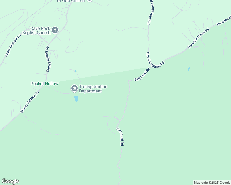 map of restaurants, bars, coffee shops, grocery stores, and more near 8361-8635 Salt Pond Road in Troutville