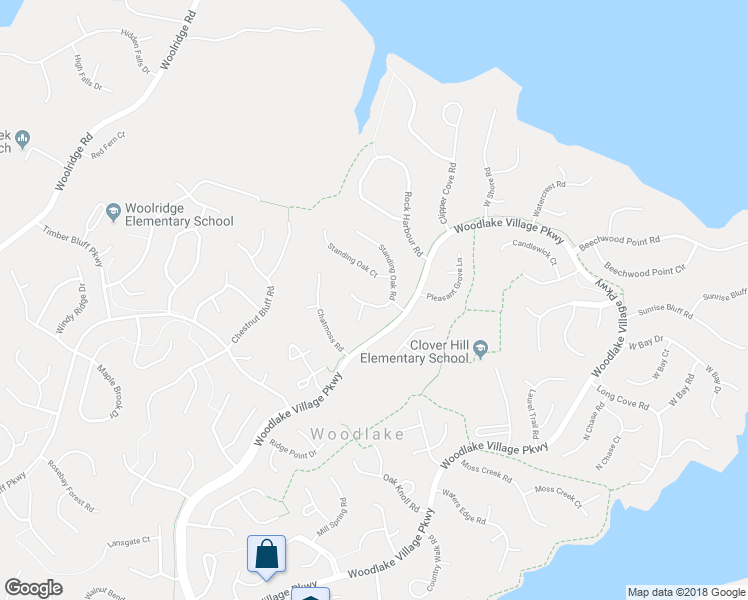 map of restaurants, bars, coffee shops, grocery stores, and more near 5606 Standing Oak Road in Midlothian