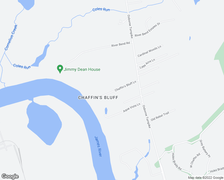 map of restaurants, bars, coffee shops, grocery stores, and more near 1420 Crystal Springs Lane in Henrico