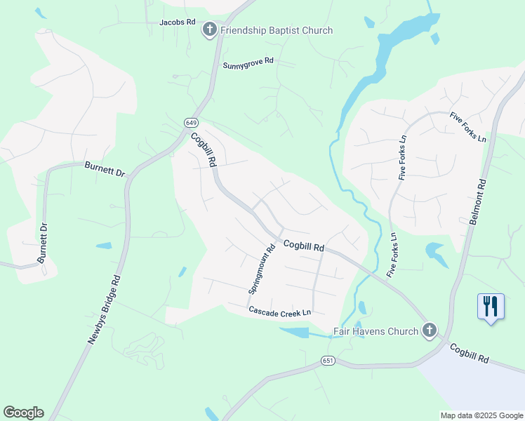 map of restaurants, bars, coffee shops, grocery stores, and more near 9331 Alcove Grove Road in Chesterfield