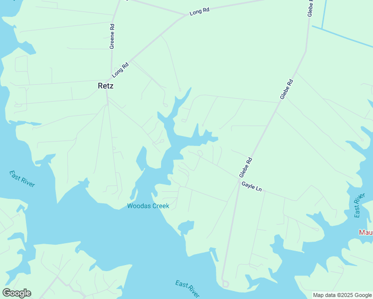 map of restaurants, bars, coffee shops, grocery stores, and more near 231 Anchorage Way in Mathews