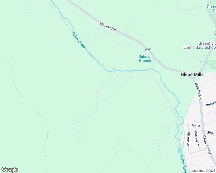 map of restaurants, bars, coffee shops, grocery stores, and more near 246 Game Trail in Troutville
