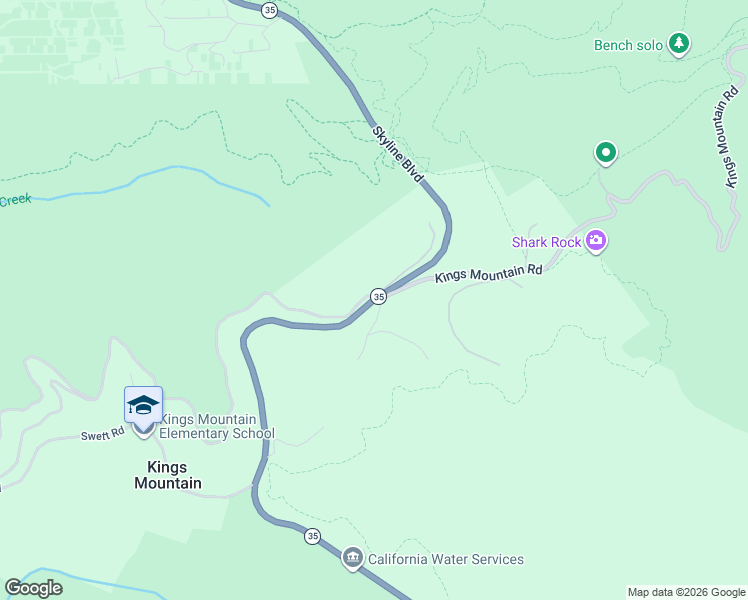 map of restaurants, bars, coffee shops, grocery stores, and more near 2 Tunitas Creek Road in Redwood City