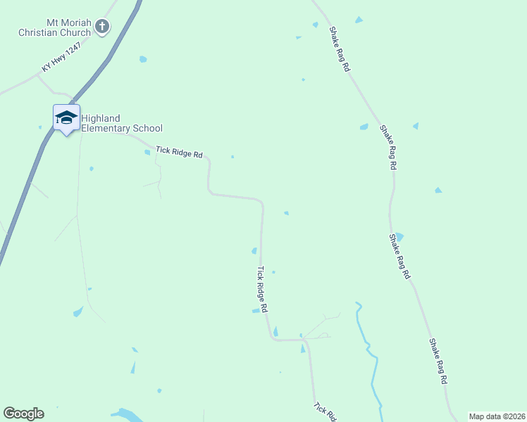 map of restaurants, bars, coffee shops, grocery stores, and more near 1426 Tick Ridge Road in Waynesburg